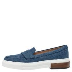 مملوكة مسبقًا حذاء رياضي تودز قماش دينم أزرق مقاس 39