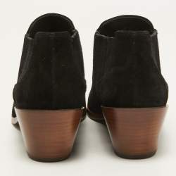 مملوكة مسبقًا Tod's Black Suede Ankle Boots Size 39