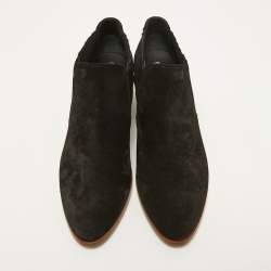 مملوكة مسبقًا Tod's Black Suede Ankle Boots Size 39
