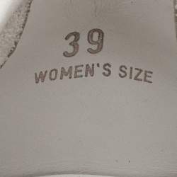 مملوكة مسبقًا Tod's White Leather Penny Driving Loafers Size 39