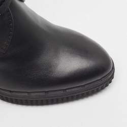 مملوكة مسبقًا Tod's Black Leather Midcalf Boots Size 37