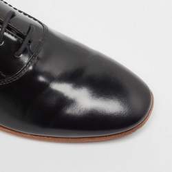 Pre Owned حذاء أكسفورد تودز جلد أسود مقاس 37