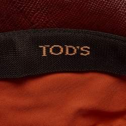 Tod's Light Purple Leather Trim Suede Bucket Hat S