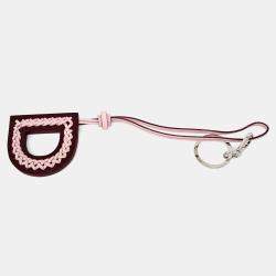 Pre Owned Tod's Keyring and White Charm