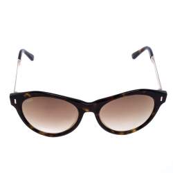 Tod's Black/Brown TO 168 52F Cat Eye Sunglasses