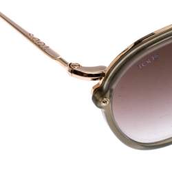 Tod's Gold/Grey Gradient TO 139 Aviator Sunglasses