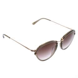 Tod's Gold/Grey Gradient TO 139 Aviator Sunglasses
