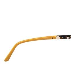 Tod's Dark Havana & Mustard/ Brown Gradient TO174 Round Sunglasses