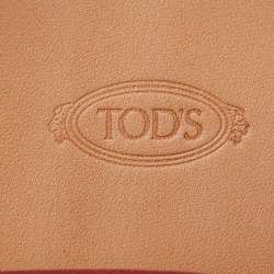 Tod's White Leather Scarf Waist Belt