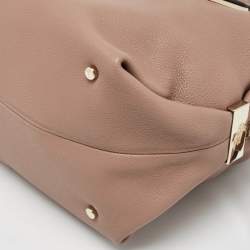 Pre Owned Tod's Old Rose Leather D Bowler Bag