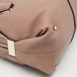 Pre Owned Tod's Old Rose Leather D Bowler Bag