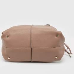 Pre Owned Tod's Old Rose Leather D Bowler Bag