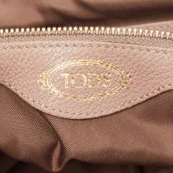 Pre Owned Tod's Old Rose Leather D Bowler Bag