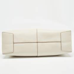 Tod's Off White Leather Small T Case Shoulder Bag