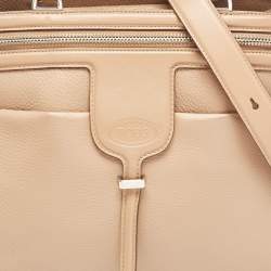 Tod's Beige Leather Thea Tote