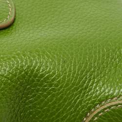 Tod's Green Leather D Bag Media Tote