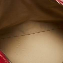 Tod's Red Leather Milky Hobo