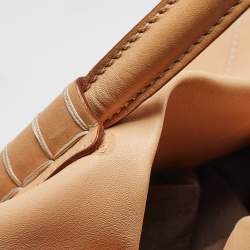 Tod's Tan Leather Large Media Tote