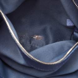 Tod's Navy Blue Leather Toronto Shopper Tote
