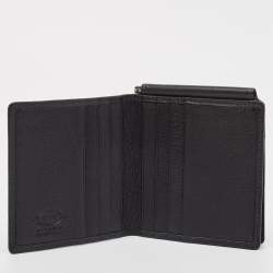 Pre Owned Tod's Black Leather Money Bifold Wallet