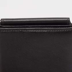Pre Owned Tod's Black Leather Money Bifold Wallet