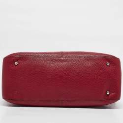 Pre Owned Tod's Red Leather Restyling D Bag Media Tote