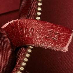 Tod's Burgundy Leather Flower Tote