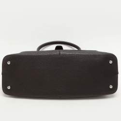 Tod's Brown Leather Buckle Satchel