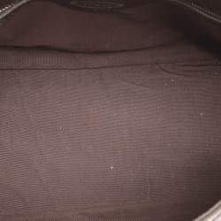 Tod's Brown Leather Buckle Satchel