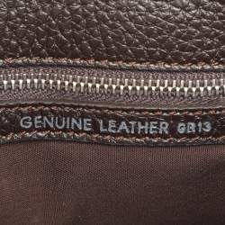 Tod's Brown Leather Buckle Satchel