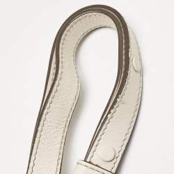Tod's Off White Leather Miky Satchel