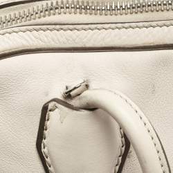 Tod's Off White Leather Miky Satchel