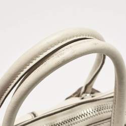 Tod's Off White Leather Miky Satchel