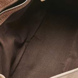 Tod's Beige Leather and Suede Shoulder Bag