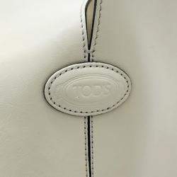 Tod's Yellow Leather Medium Di Back Folio Bag 