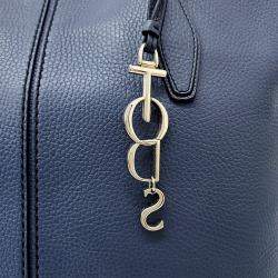Tod's Blue Leather Tote Bag