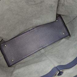Tod's Blue Leather Tote Bag
