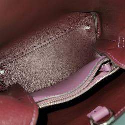 Tod's Purple Leather Manich Tote and Shoulder Bag Micro