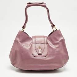 Tod's Pink Leather Front Pocket Shoulder Bag