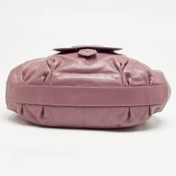 Tod's Pink Leather Front Pocket Shoulder Bag