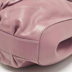 Tod's Pink Leather Front Pocket Shoulder Bag