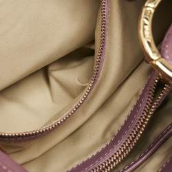 Tod's Pink Leather Front Pocket Shoulder Bag