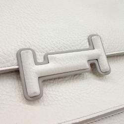 Pre Owned Tod's White Leather Tote Bag