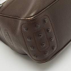 Pre Owned Tod's Dark Brown Leather Micky Hobo