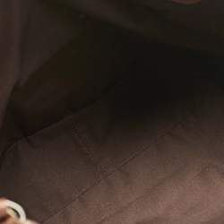 Pre Owned Tod's Brown Leather Studs Hobo