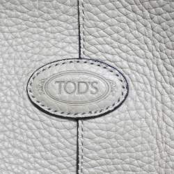 Pre Owned Tod's Beige Leather Large Di Tote