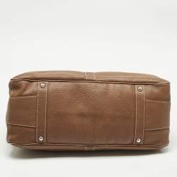 Pre Owned Tod's Brown Leather Miky Nomad Shopper Tote