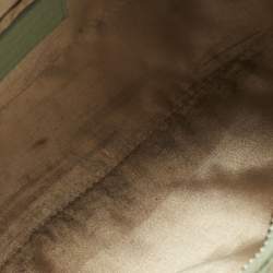 Pre Owned Tod's Cream/Blue Leather and Snakeskin Mini Candy Sera Satchel