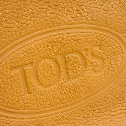 Pre Owned Tod's Yellow Leather Tote