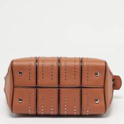 Pre Owned Tod's Brown Leather Mini Sella Tote